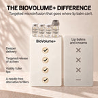 The BioVolume+ difference vs lip balms